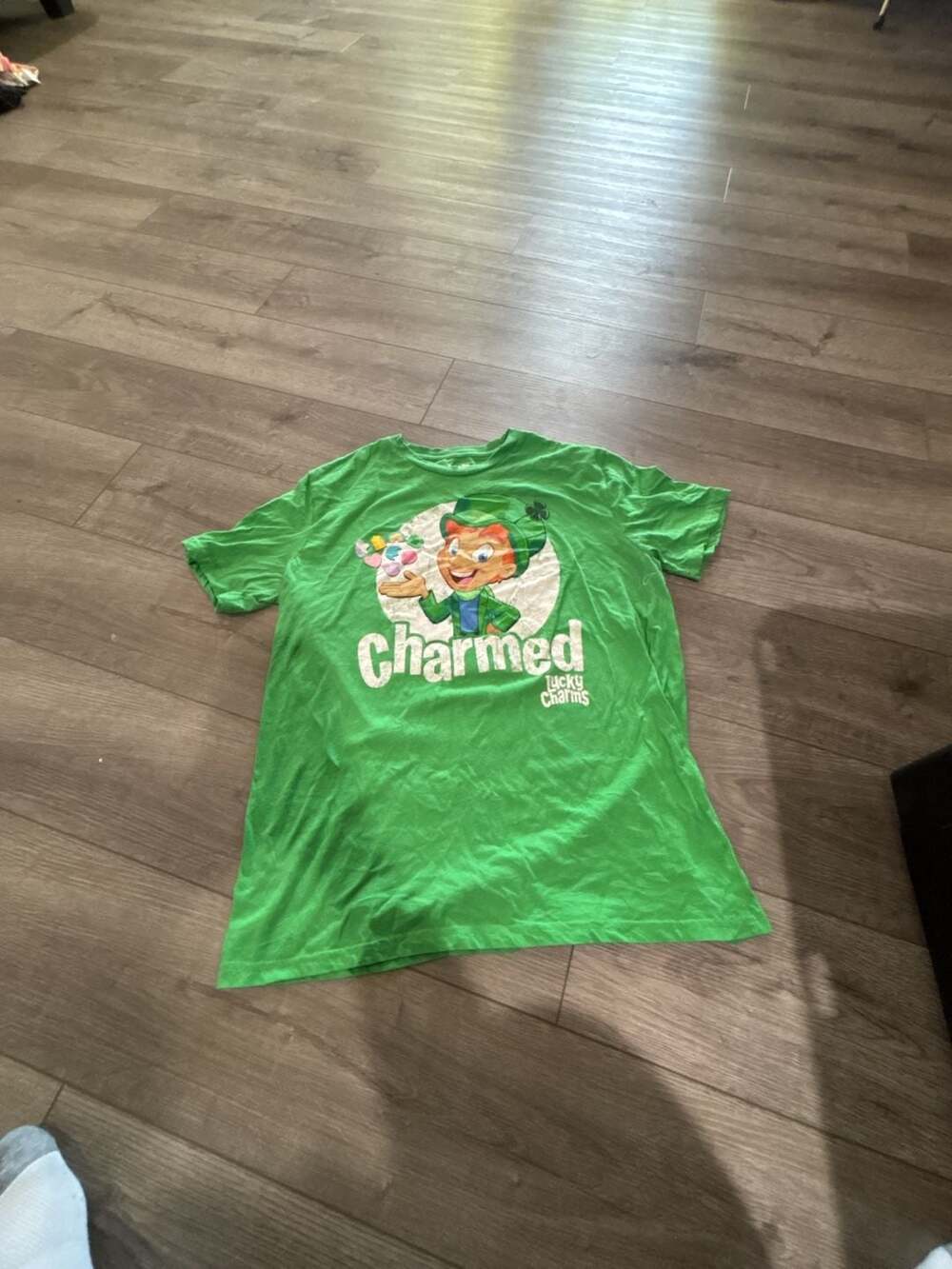 Lucky Charms Charmed Graphic Green T-Shirt